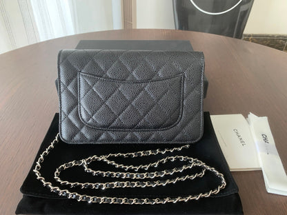 WOC 19CM CAVIAR SILVER HARDWARE